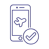 Flight Booking App 2 Illustration from UX Line Set