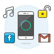 Virtual Assistant Illustration from UX Colors Set