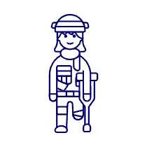 Disable Soldier 4 Illustration from UX Line Set