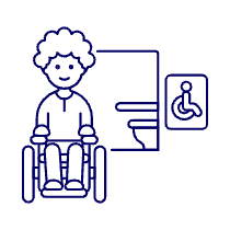 Disable Toilet 1 Illustration from UX Line Set