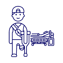 Hospitalize Person 3 Illustration from UX Line Set