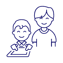 Home School 2 1 Illustration from UX Line Set