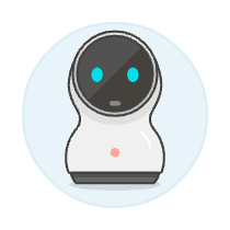 Lg Hub Robot Illustration from UX Colors Set