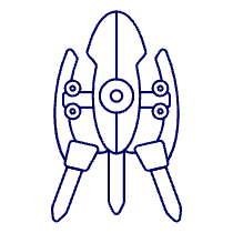 Tripod Turret Illustration from UX Line Set