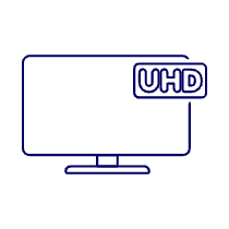Television Uhd Illustration from UX Line Set