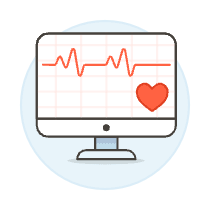 Monitor EGK Illustration from UX Colors Set