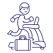 Intrinsic Treadmill 1 Illustration from UX Line Set