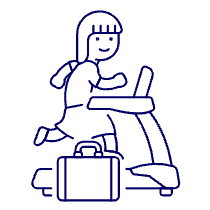 Intrinsic Treadmill 4 Illustration from UX Line Set