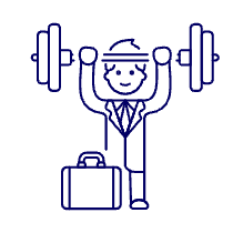 Work Barbell 2 Illustration from UX Line Set