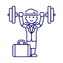 Work Barbell 6 Illustration from UX Line Set
