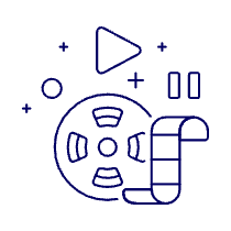 Film Video Illustration from UX Line Set