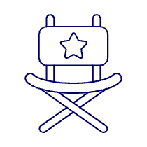 Movie Production Illustration from UX Line Set