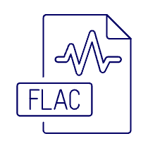 File Sound Flac Illustration from UX Line Set