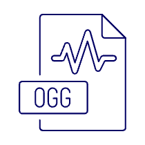 File Sound Ogg Illustration from UX Line Set