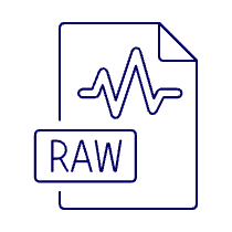 File Sound Raw Illustration from UX Line Set