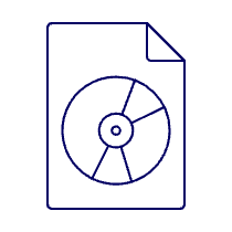 Format File Cd Illustration from UX Line Set