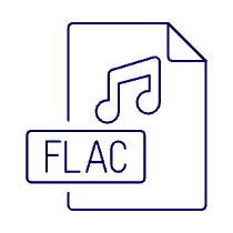 Format File Flac Illustration from UX Line Set