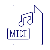 Format File Midi Illustration from UX Line Set