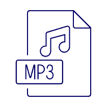 Format File Mp 3 Illustration from UX Line Set