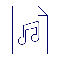 Format File Song Illustration from UX Line Set