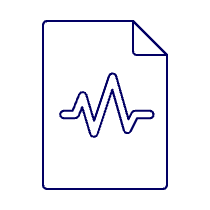 Format File Sound Illustration from UX Line Set