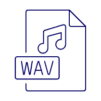 Format File Wav Illustration from UX Line Set