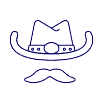 Cowboy Illustration from UX Line Set