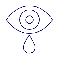Eye Tear Illustration from UX Line Set