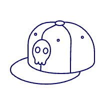 Hiphop Cap 1 Illustration from UX Line Set