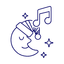 Sleep Playlist Illustration from UX Line Set