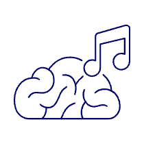 Study Playlist 2 Illustration from UX Line Set