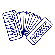Instruments Accordion Illustration from UX Line Set