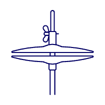 Instruments Cymbal Illustration from UX Line Set