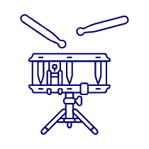 Instruments Drum 3 Illustration from UX Line Set