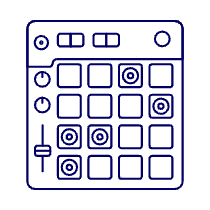 Instruments Pad Controller Illustration from UX Line Set