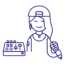 Artist Equalizer 1 Illustration from UX Line Set