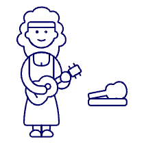 Guitarist Street 2 Illustration from UX Line Set