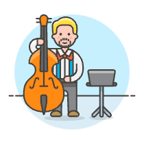 Musicians Orchestra Full 1 Illustration from UX Colors Set