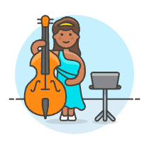 Musicians Orchestra Full 4 Illustration from UX Colors Set