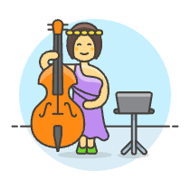 Musicians Orchestra Full 6 Illustration from UX Colors Set