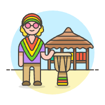 Reggae Show 2 Illustration from UX Colors Set
