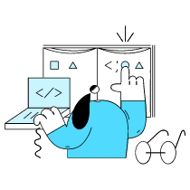 Code Learning 1 Illustration from New York Duotone Set