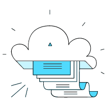 Data Cloud 1 Illustration from New York Duotone Set