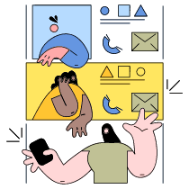 Contact In Person 1 Illustration from New York Set