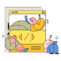 Coding A Website 1 Illustration from New York Set