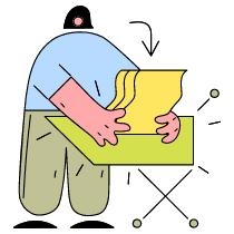 Add Products To Cart Or Basket Illustration from New York Set