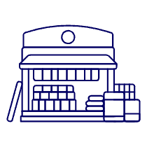 Books Shop Illustration from UX Line Set