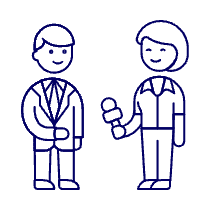 Interviewing 1 Illustration from UX Line Set