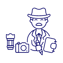Journalist 1 Illustration from UX Line Set