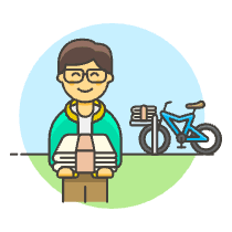 Paperboy 1 3 Illustration from UX Colors Set